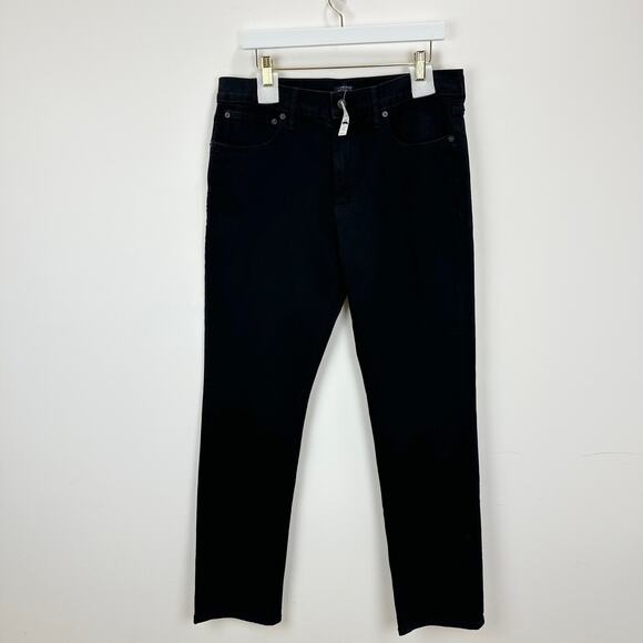 J.Crew Straight Fit Jean Signature Flex Stretch Denim Mens Black W33 L32 NWT - Picture 3 of 10